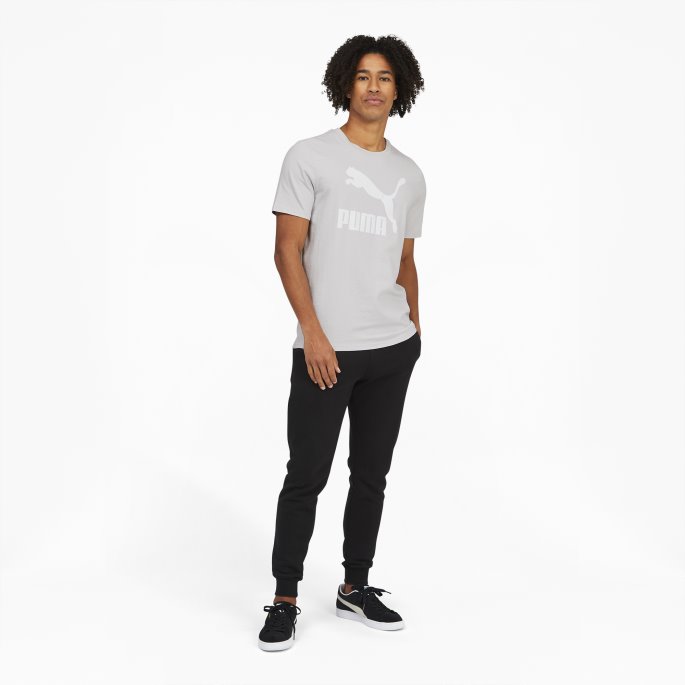 Classics Logo Herre T-skjorte Puma På Salg Isbre Grå