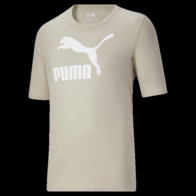 Classics Logo Herre T-skjorte Bt Puma På Salg Pebble Grey