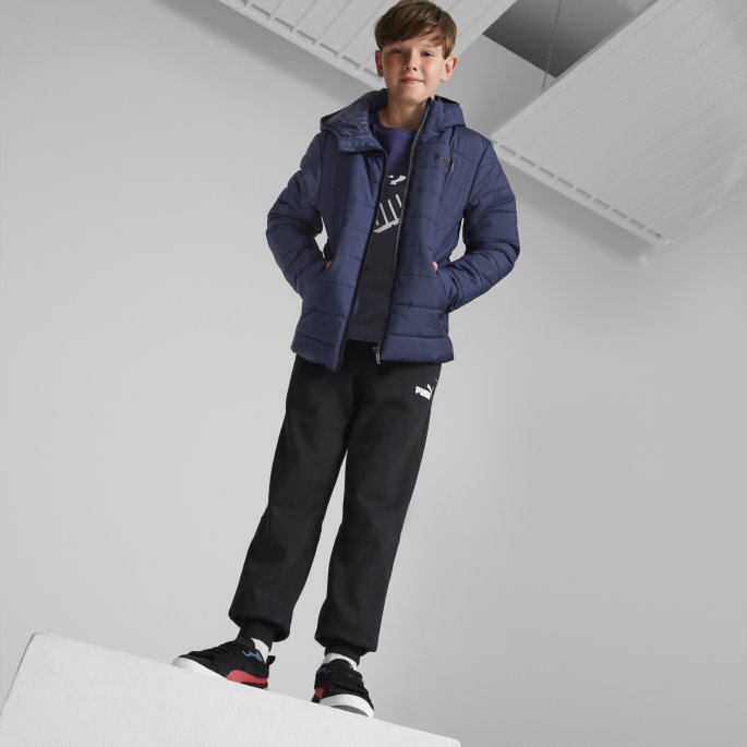 Essentials Polstret Jakke Ungdom Peacoat Puma På Salg