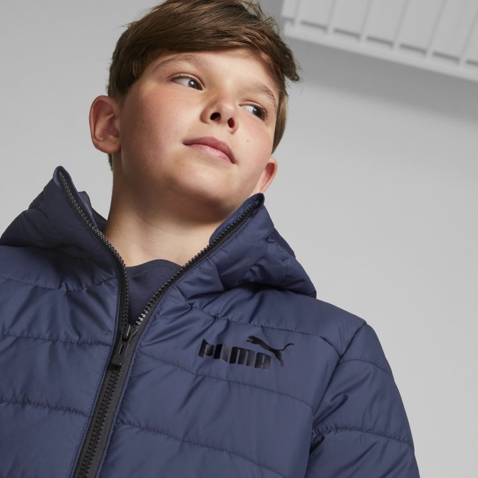 Essentials Polstret Jakke Ungdom Peacoat Puma På Salg