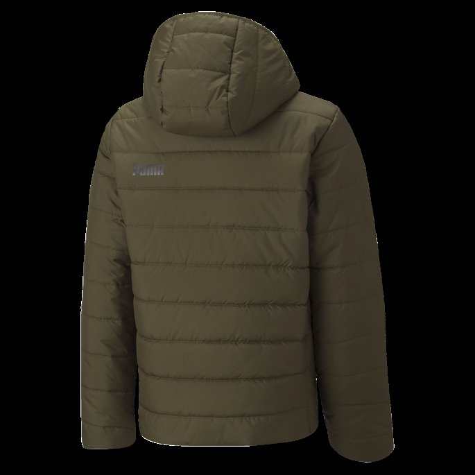 Puma På Salg Dyp Oliven Essentials Polstret Jakke Ungdom