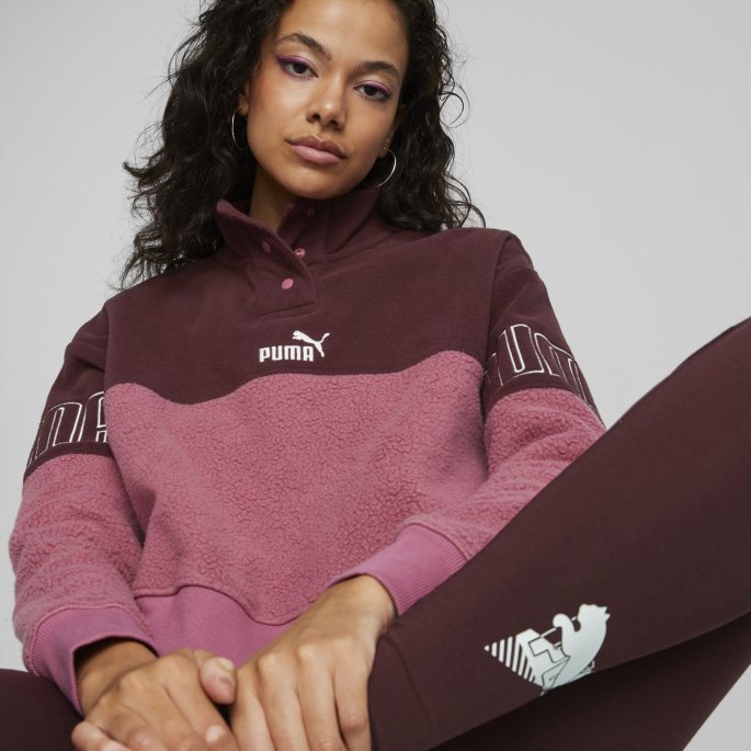 Power Vintergenser Dame Støvete Orkidé Puma På Salg