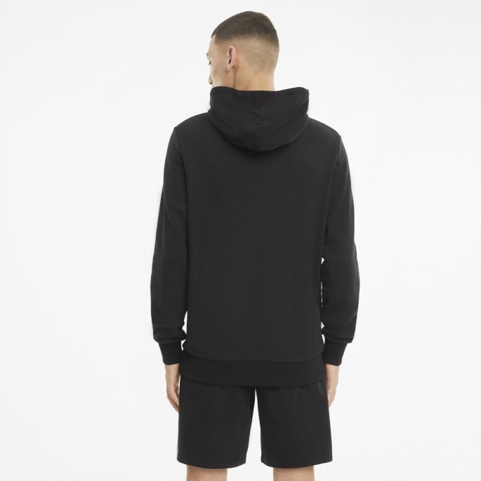 Sort Klassikere Fransk Frotté-logo Hettegenser For Menn Puma På Salg