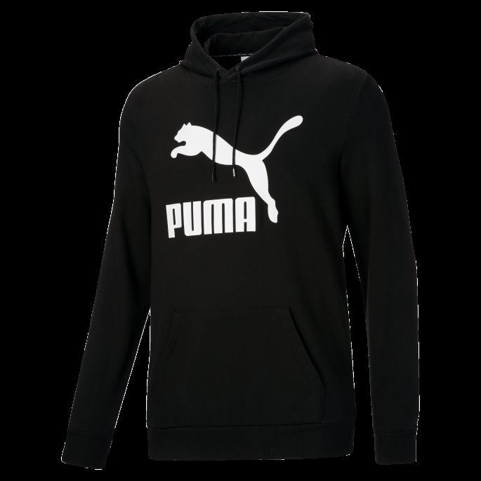 Classics Logo Hettegenser For Menn Bt Puma På Tilbud Svart