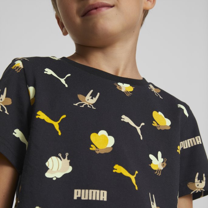 Puma På Tilbud Svart Small World Tee Barn