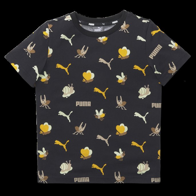 Puma På Tilbud Svart Small World Tee Barn