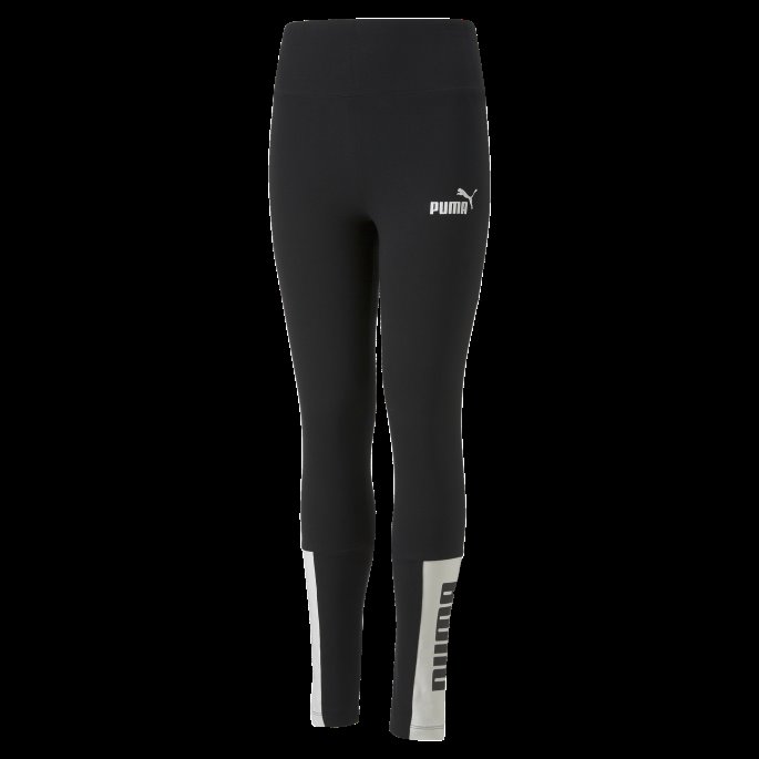 Puma På Tilbud Svart Power Leggings Ungdom