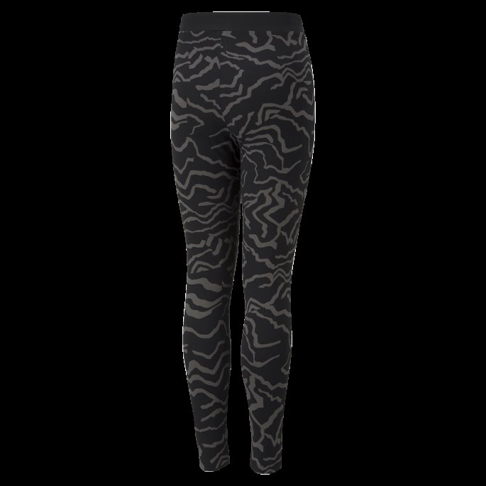 Black-aop Puma På Salg Alpha Printed Leggings Ungdom