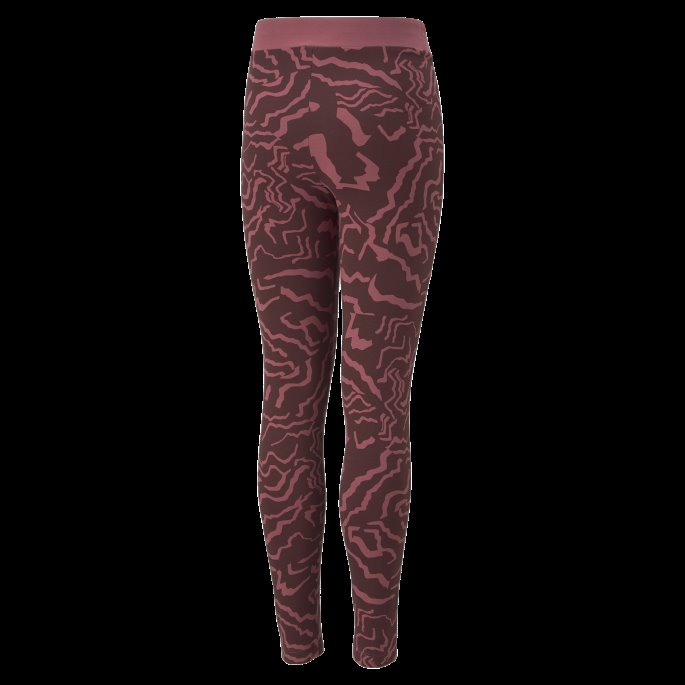 Puma På Tilbud Alpha Printed Leggings Ungdom Støvete Orkidé-aop