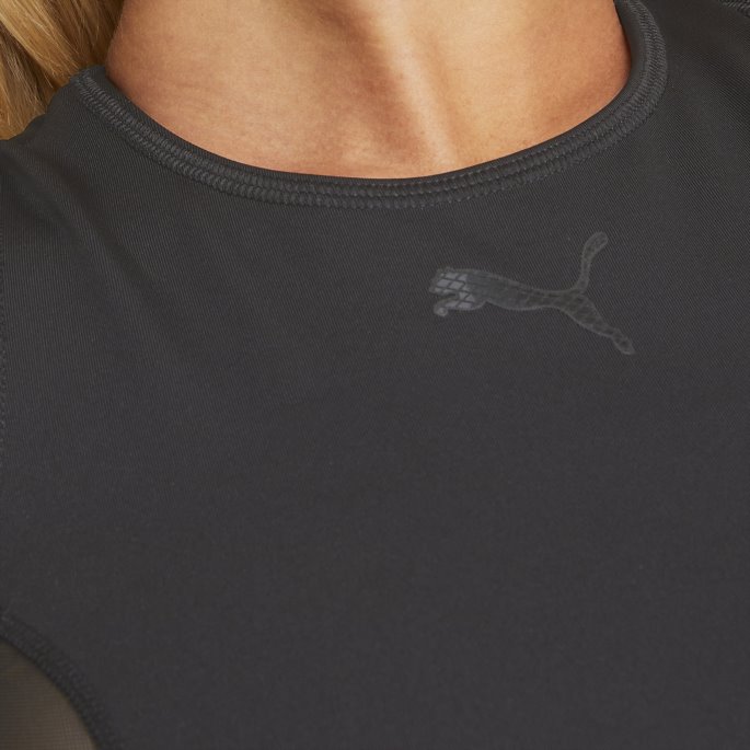 Day In Motion Kvinners Crop Top Puma På Tilbud Svart