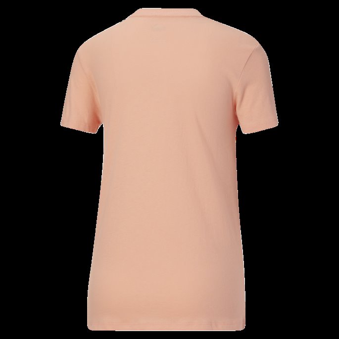 80-talls Logo Grafisk T-skjorte For Kvinner Puma På Salg Ferskenrosa