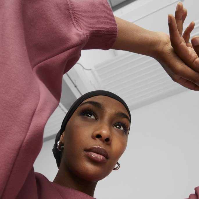 Klassikere Oversized Sweatshirt Med Rund Hals For Damer Puma På Salg