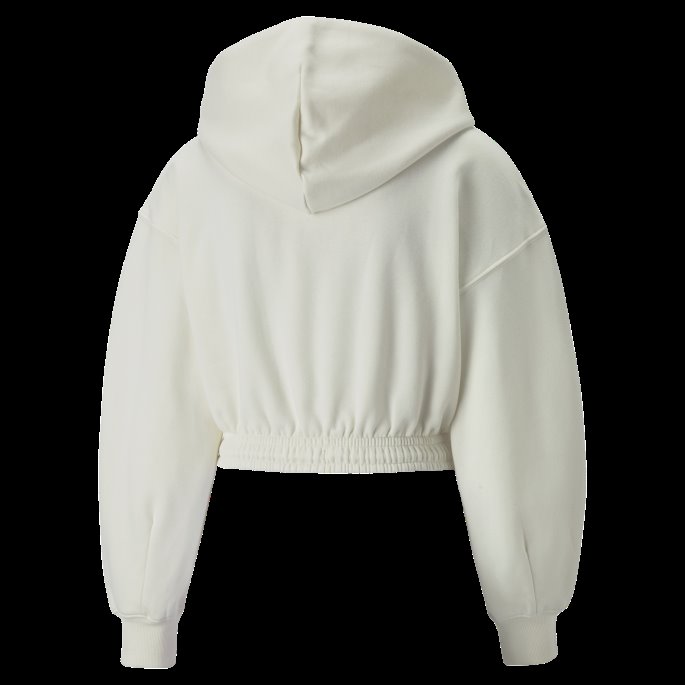 Ingen Farge Puma På Tilbud Klassikere Cropped Hettegenser For Kvinner