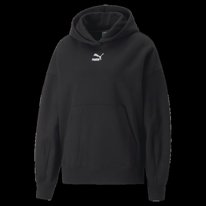 Klassikere Oversized Hettegenser Kvinner Puma På Tilbud Svart