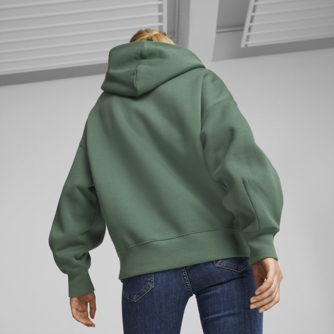 Puma På Tilbud Dyp Skog Klassikere Oversized Hettegenser Kvinner