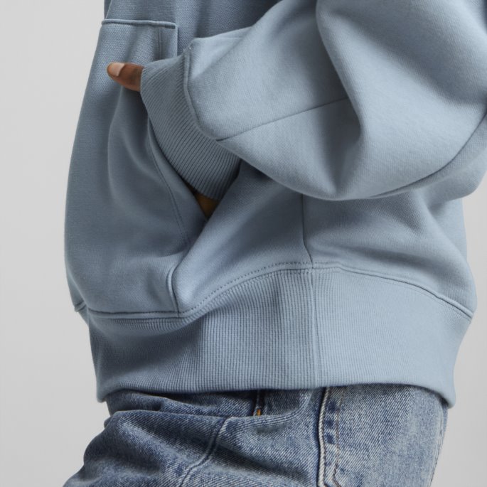 Blue Wash Classics Oversized Hettegenser Kvinner Puma På Tilbud