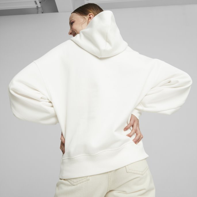 Ingen Farge Klassikere Oversized Hettegenser Kvinner Puma På Tilbud
