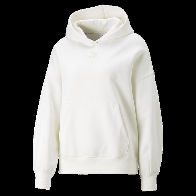Ingen Farge Klassikere Oversized Hettegenser Kvinner Puma På Tilbud
