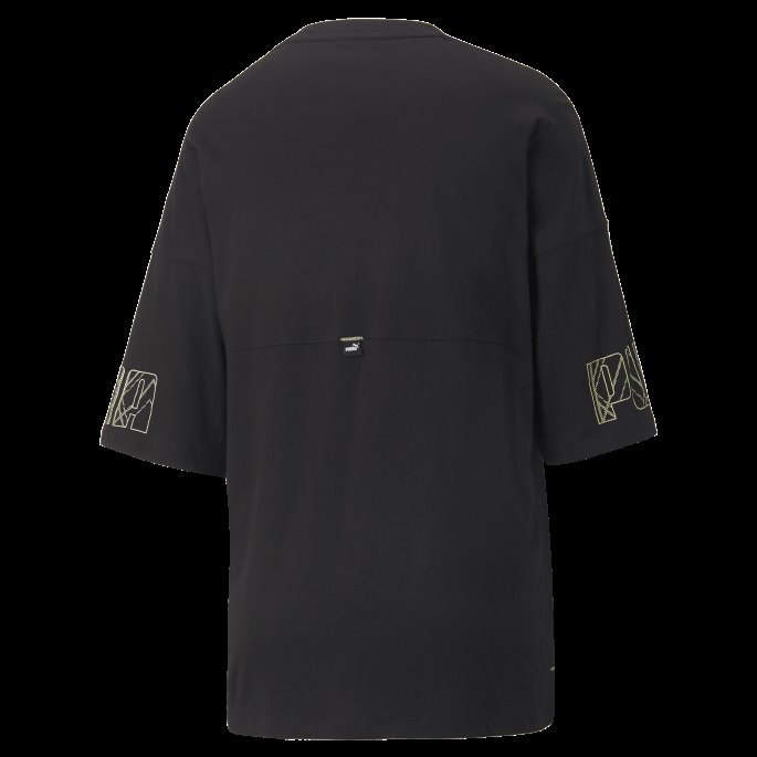 Svart Puma På Tilbud Power Deco Glam Tee Kvinner