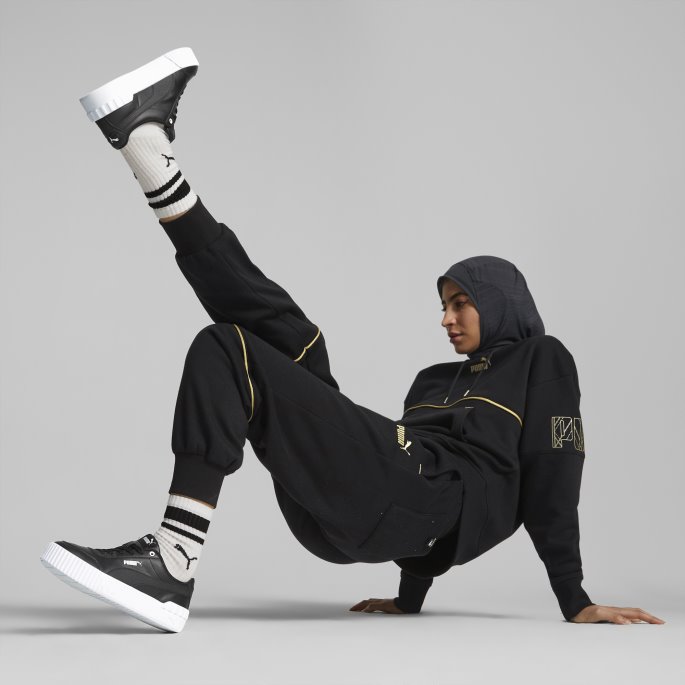 Puma På Tilbud Power Deco Glam Bukser Dame Svart
