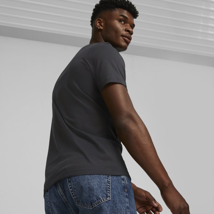 Svart Clash Grafisk Tee Menn Puma På Salg