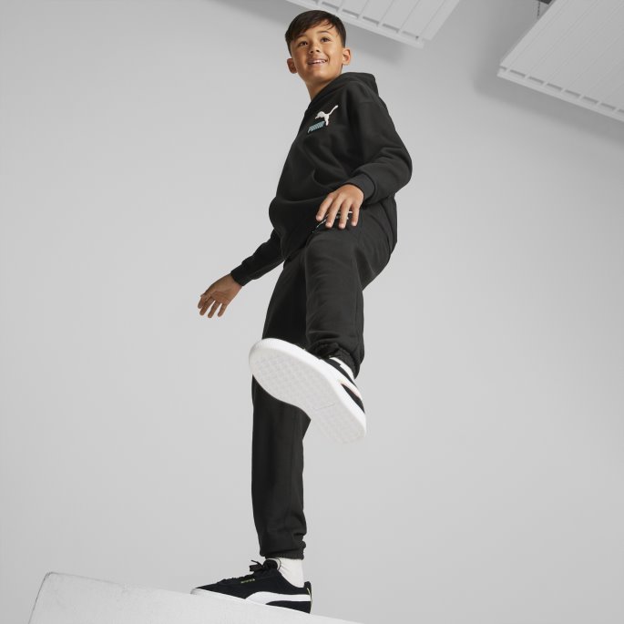 Puma På Tilbud Svart Fandom Ungdoms Joggebukse