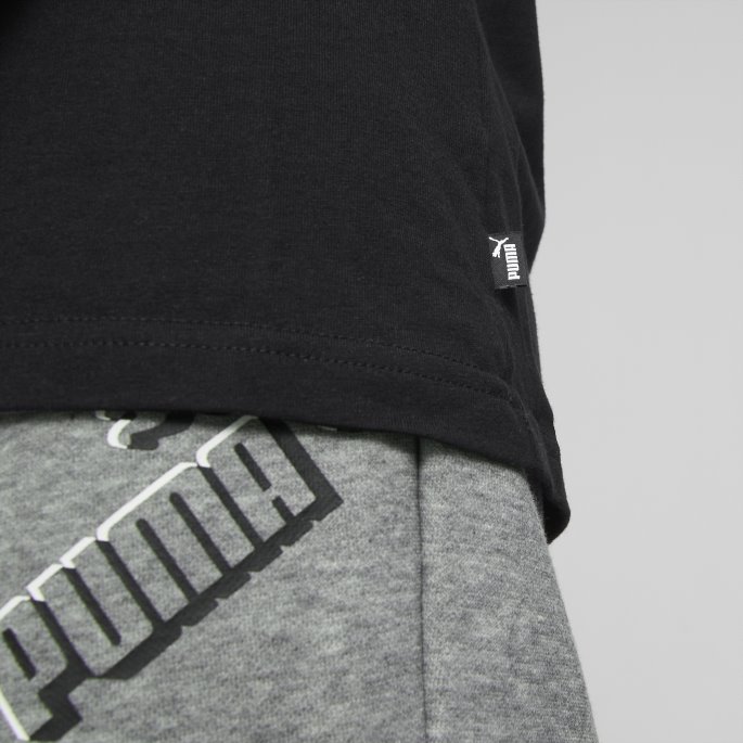 Black Essentials+ Logolab Tee Youth Puma På Salg
