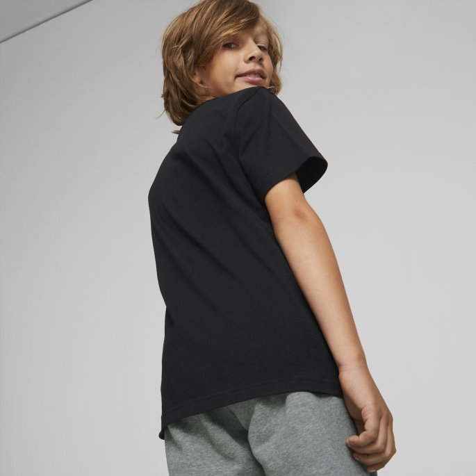 Black Essentials+ Logolab Tee Youth Puma På Salg