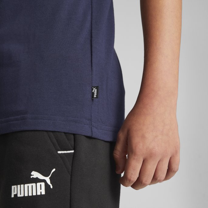 Essentials+ Logolab Tee Youth Peacoat Puma På Salg