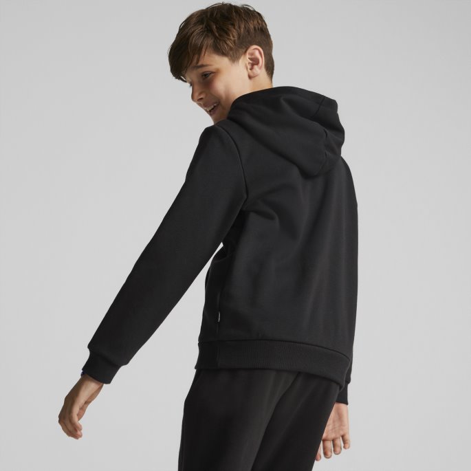 Puma På Tilbud Black Essentials+ Logolab Hettegenser Ungdom