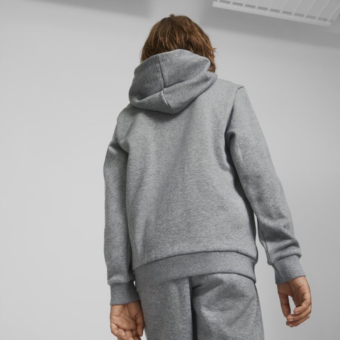 Medium Grå Lyng Essensielle+ Logolab Hettegenser Ungdom Puma På Salg