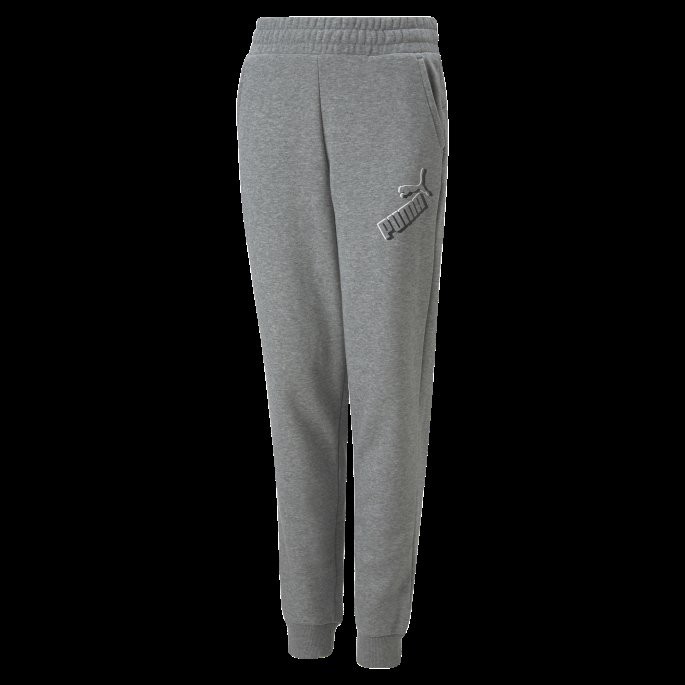 Essentials+ Logo Joggebukse Ungdom Puma På Tilbud Mellomgrå Lyng