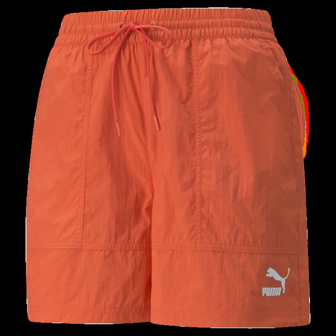 Firelight Skjult Blomst Høy Midje Shorts For Kvinner Puma På Salg