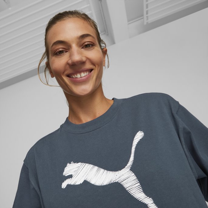 Hennes Tee Kvinner Mørk Natt Puma På Salg