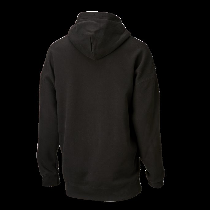 Svart Puma På Tilbud Klassikere Oversized Hettegenser I Fleece For Menn