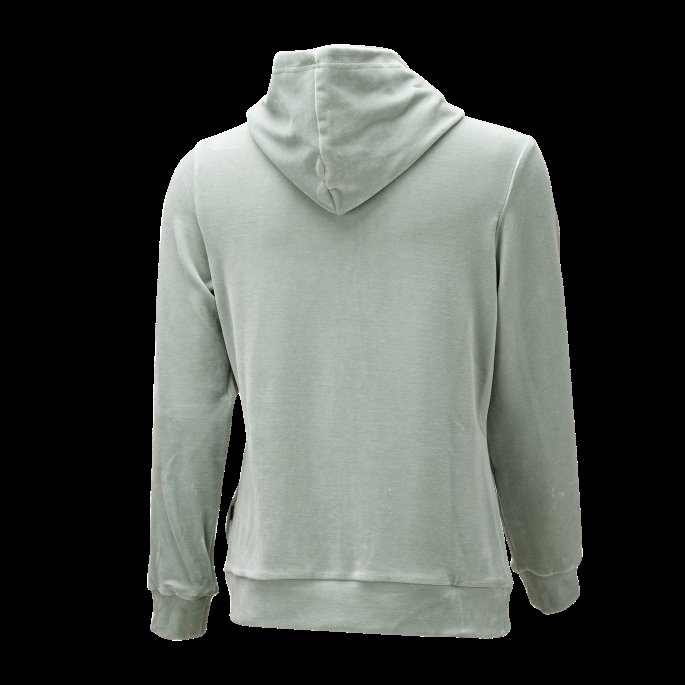 Jadeite Puma På Tilbud Essentials+ Hettegenser I Velour Med Glidelås For Kvinner