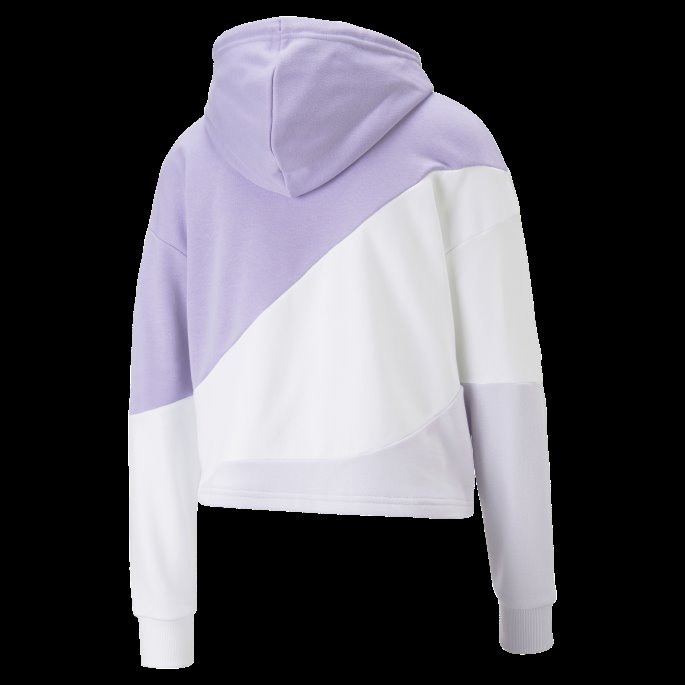 Puma På Tilbud Power Cat Hettegenser Kvinner Vivid Violet