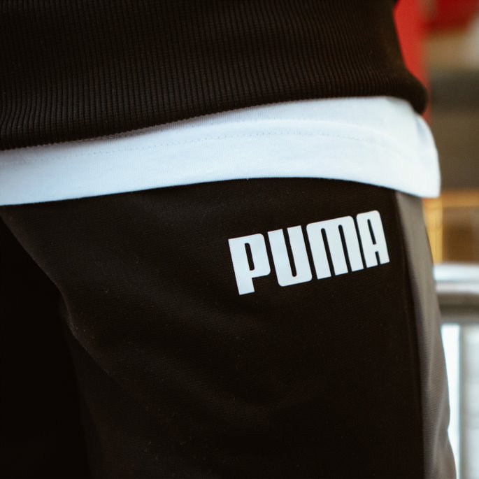 Puma På Tilbud Svarte Joggebukser Herre