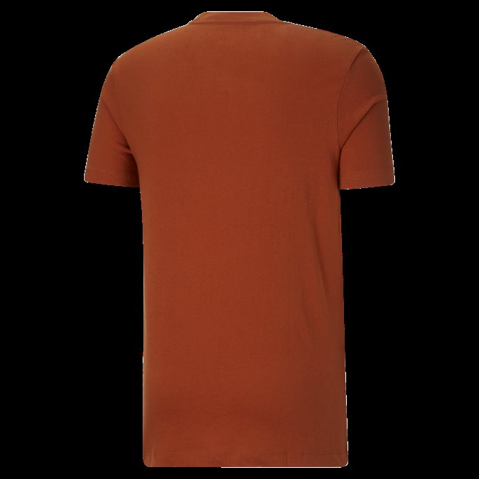 Puma På Tilbud Varm Kastanje Penselstrøk Logo T-skjorte For Menn