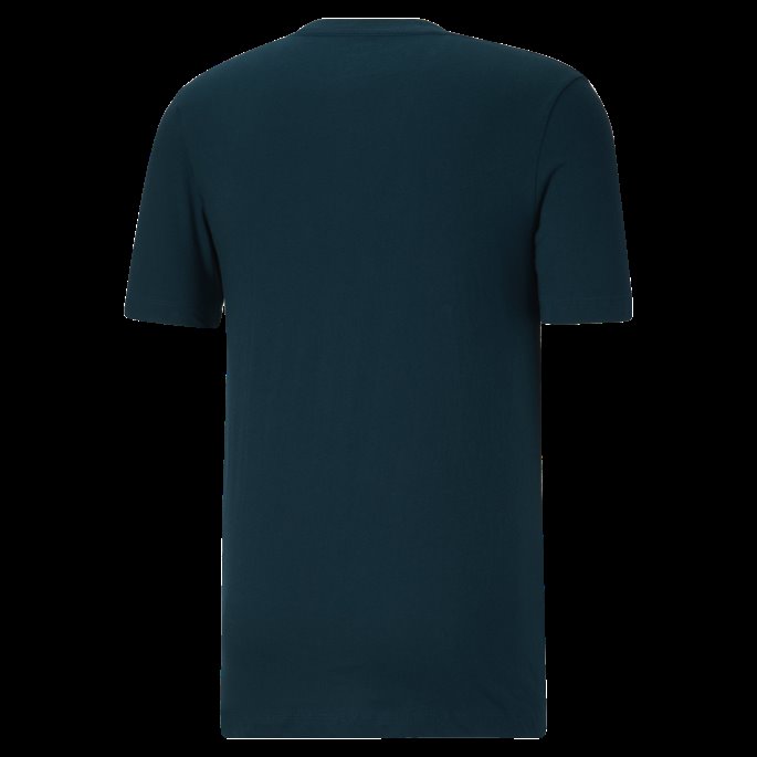 Penselstrøk Herre Logo T-skjorte Puma På Salg Marine Blå