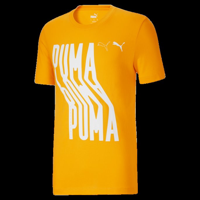 Bølget Baby Logo-t-skjorte For Menn Sun Stream Puma På Salg