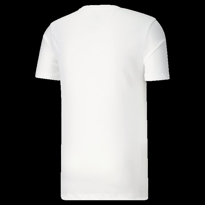 Puma På Salg Utenfor Boksen Herre Logo T-skjorte Hvit