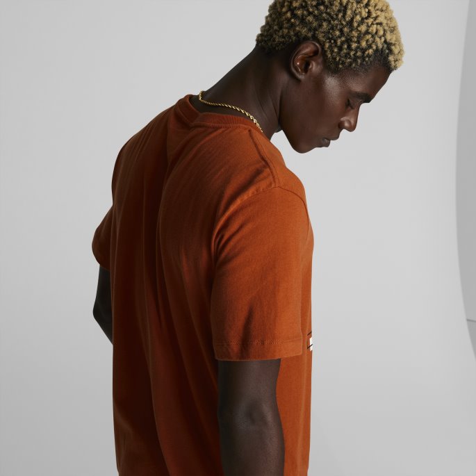 Varm Kastanje Utenfor Boksen Herre Logo T-skjorte Puma På Salg