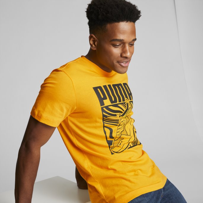 Sun Stream Rider Comic Herre Logo T-skjorte Puma På Salg