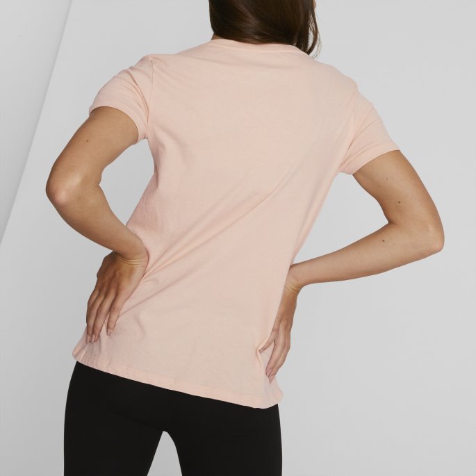Rose Quartz Puma På Tilbud Deco Glam Logo T-skjorte For Kvinner