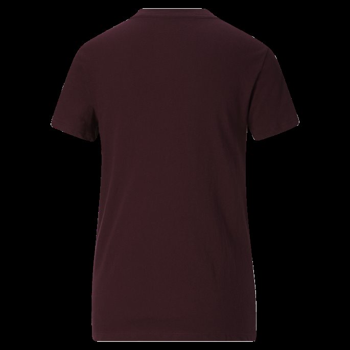 Puma På Tilbud Aubergine Deco Glam Logo T-skjorte For Kvinner