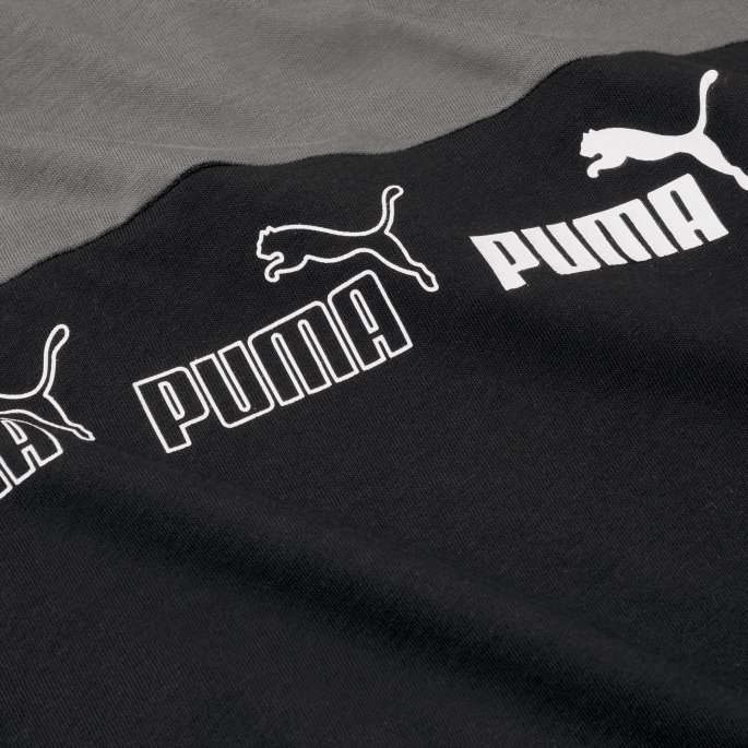 Puma På Salg Rundt Blokken Tee Menn Black-castlerock