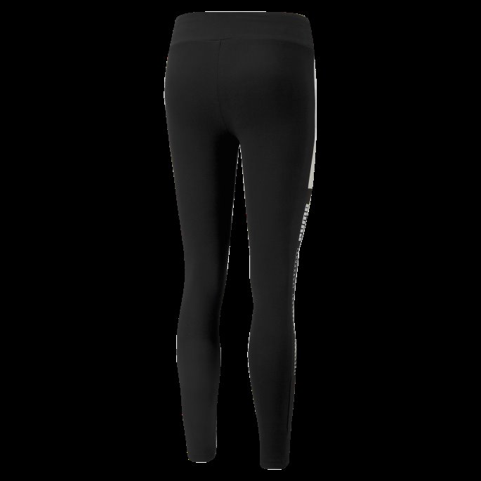 Rundt Blokken Leggings Kvinner Puma På Tilbud Svart-hvit