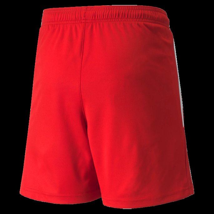 Rød-hvit Puma På Salg Teamliga Ungdomsfotballshorts