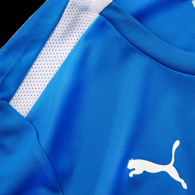 Elektrisk Blå Limonade-hvit Puma På Salg Teamliga Fotballdrakt For Kvinner